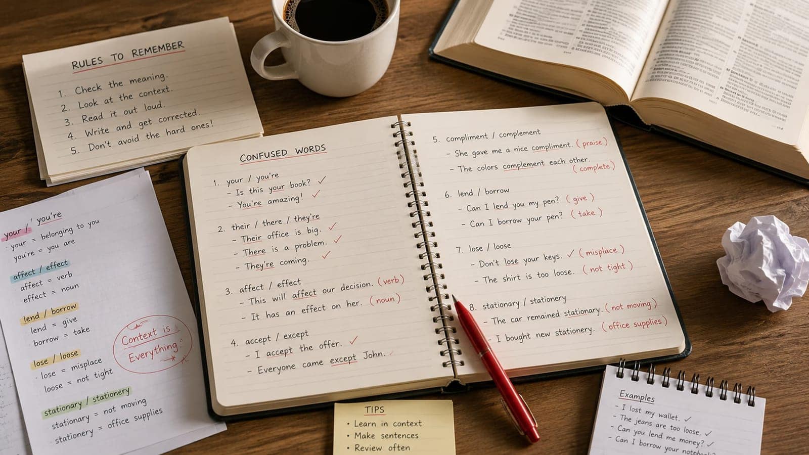 Commonly Confused English Words: 30+ Pairs That Trip Up Even Advanced Learners